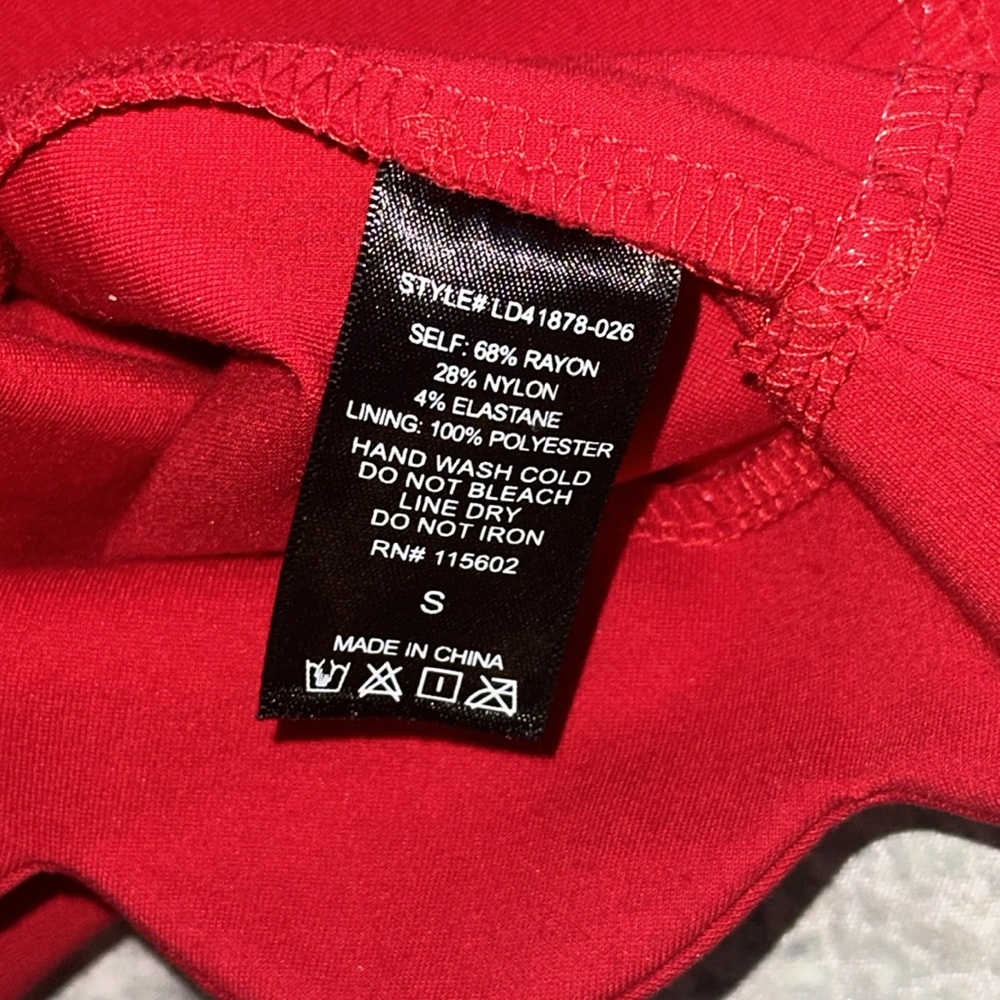Lush Clothing Red women’s mini Dress size small - Picture 12 of 13